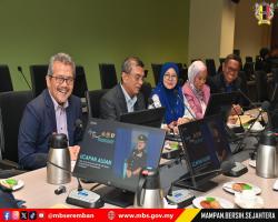 KUNJUNGAN HORMAT YBHG. DATUK BANDAR MAJLIS BANDARAYA SEREMBAN KEPADA PENGARAH KANAN PENGUATKUASA JABATAN PENGANGKUTAN JALAN MALAYSIA