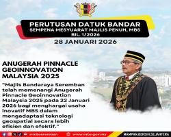 PERUTUSAN DATUK BANDAR SEWAKTU MESYUARAT MAJLIS PENUH MBS BIL.1/2026