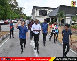 TURUN PADANG YB ADUN NILAI DAN DATUK BANDAR MBS KE SEKITAR NILAI
