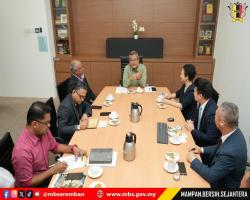KUNJUNGAN HORMAT PENGURUSAN MILA UNIVERSITY, NILAI