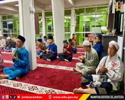 MAJLIS BACAAN YASIN SEMPENA ULANG TAHUN KE ENAM MAJLIS BANDARAYA SEREMBAN DI MASJID KARIAH PEKAN NILAI