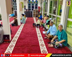 MAJLIS BACAAN YASIN SEMPENA ULANG TAHUN KE ENAM MAJLIS BANDARAYA SEREMBAN DI MASJID KARIAH PEKAN NILAI