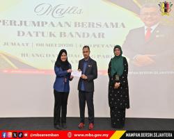 MAJLIS PERJUMPAAN BERSAMA DATUK BANDAR, MAJLIS BANDARAYA SEREMBAN