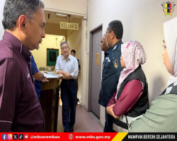 DATUK BANDAR SEREMBAN KETUAI OPERASI PEMERIKSAAN RUMAH URUT DAN RUMAH TUMPANGAN