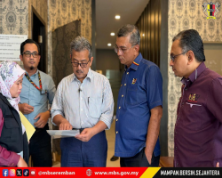 DATUK BANDAR SEREMBAN KETUAI OPERASI PEMERIKSAAN RUMAH URUT DAN RUMAH TUMPANGAN