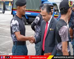 LATIHAN KAWAD KAKI KONTINJEN PERBARISAN MBS