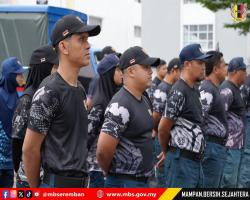LATIHAN KAWAD KAKI KONTINJEN PERBARISAN MBS