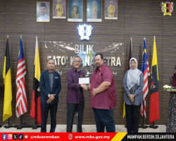 Sesi Penyerahan Surat Pemangkuan dan Kenaikan Pangkat Secara Time-Based Berasaskan Kecemerlangan (TBK1), Majlis Bandaraya Seremban